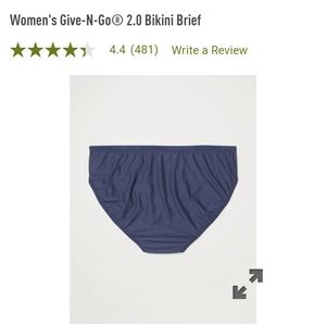 Exofficio women's briefs Small Navy